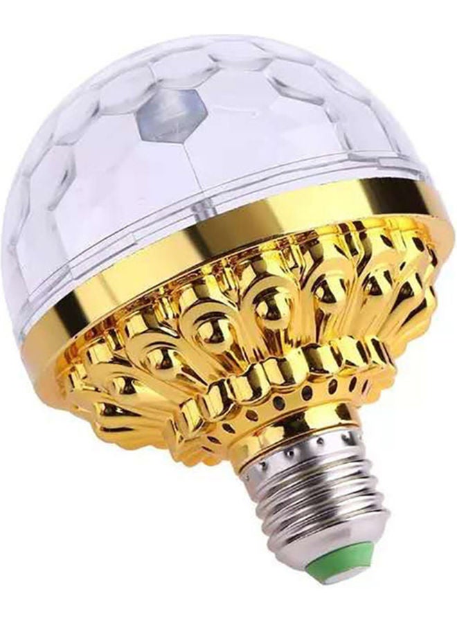 NIBEMINENT Stage Rotating LED Light Bulb Gold 12 x 9.50 9.50cm  - Image 1