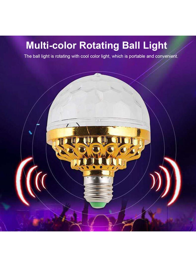 NIBEMINENT Stage Rotating LED Light Bulb Gold 12 x 9.50 9.50cm  - Image 2