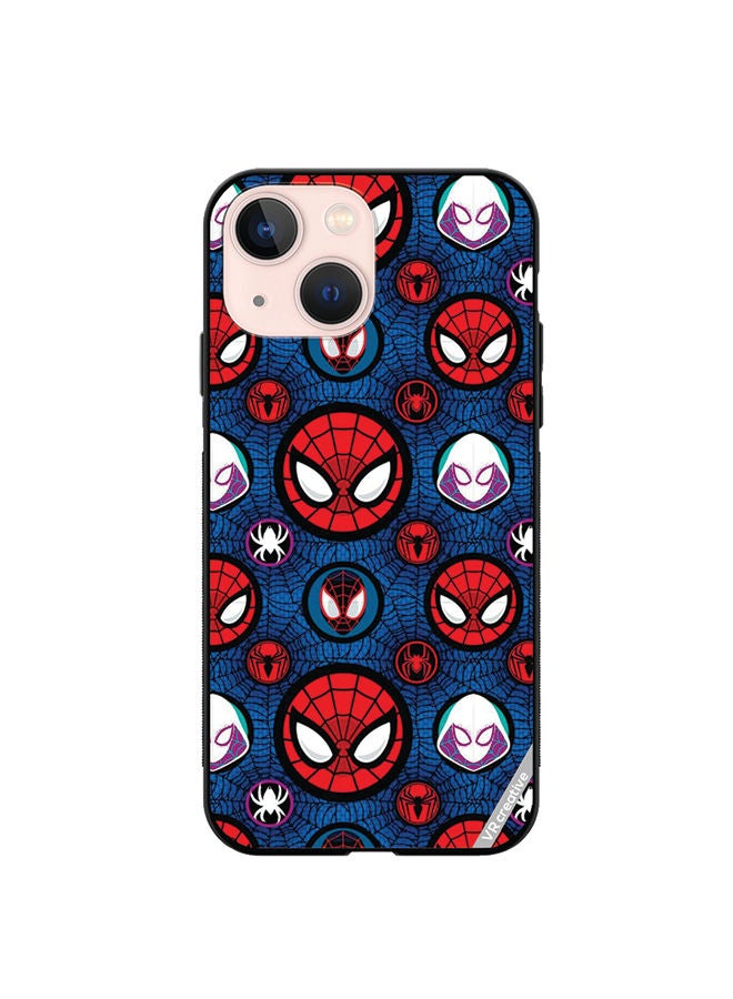 VR CREATIVE Protective Case Cover For Apple iPhone 13 mini Spiderman Design Multicolour - Image 1