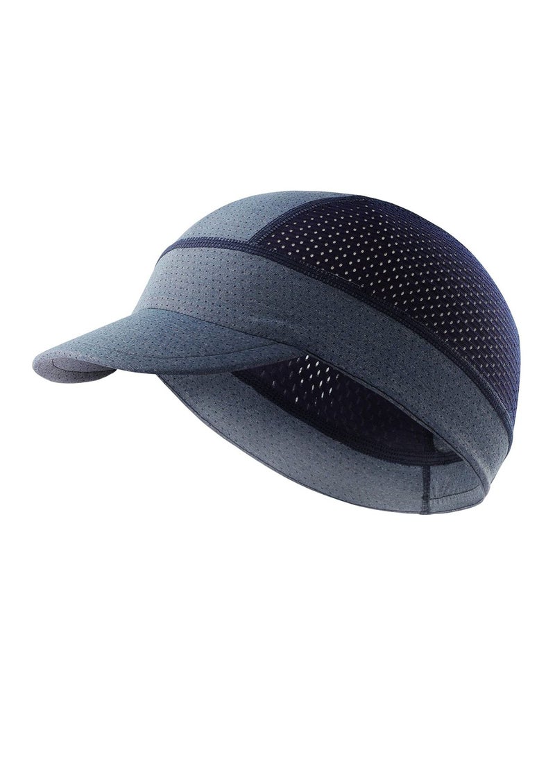 واي آند دي Cycling Cap, Cap Under Helmet, with Visor Summer Sun Hat, Helmet Liner for Men and Women - Moisture Wicking - Image 1