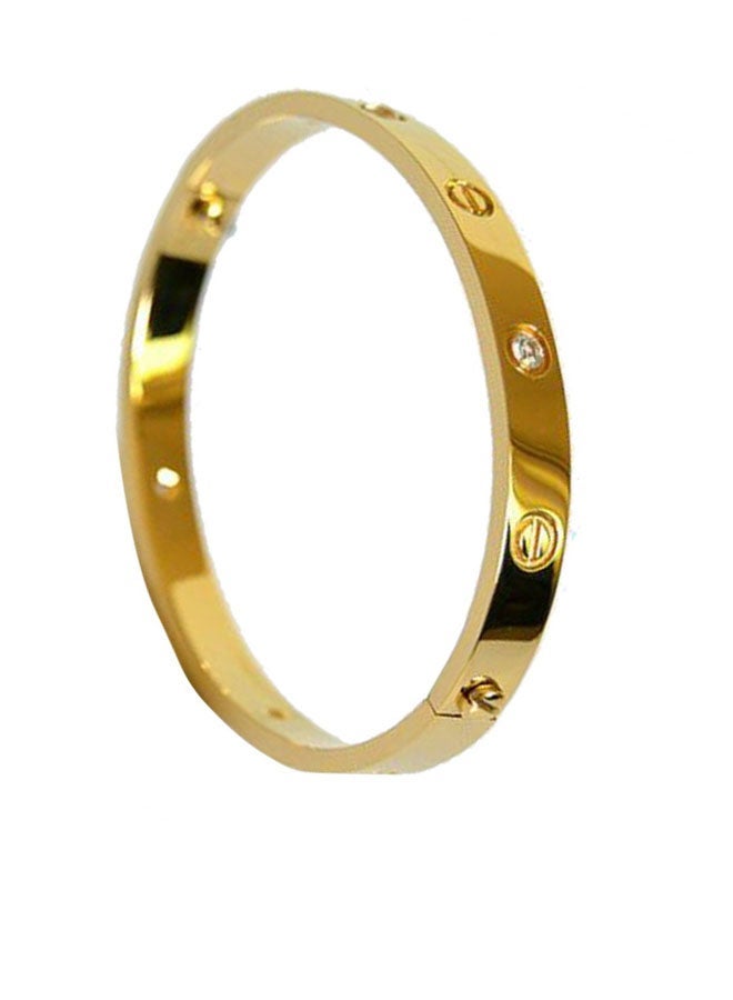 Halamodo Yellow Gold Bangle - Image 4