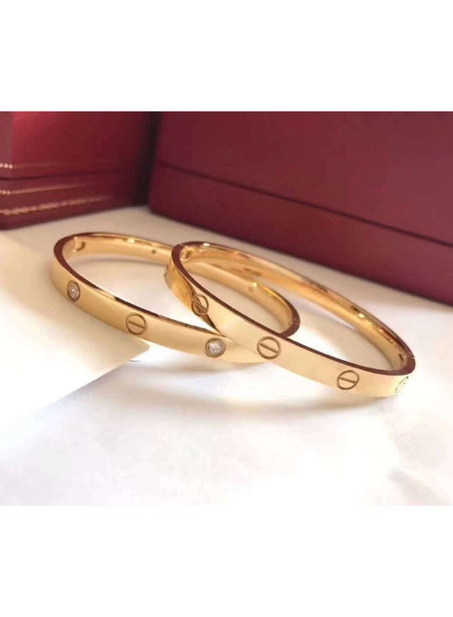 Halamodo Yellow Gold Bangle - Image 3