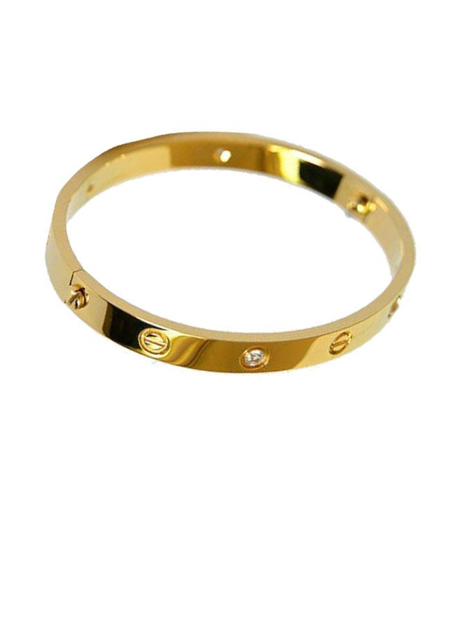 Halamodo Yellow Gold Bangle - Image 5