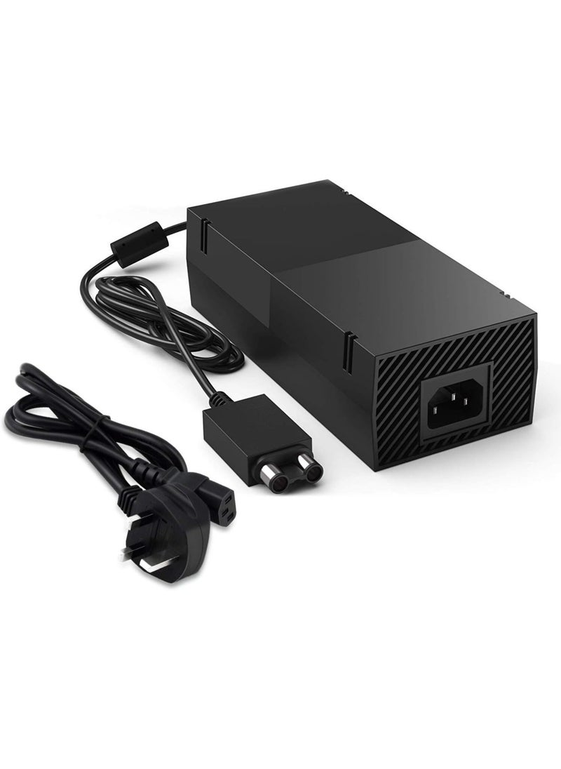 Generic - وحدة تزويد الطاقة لجهاز Xbox One، شاحن بديل لكابل إمداد الطاقة لمحول التيار المتردد، كابل طاقة تيار متردد متوافق مع Microsoft Xbox One، كابل تيار متردد بجهد 100-240 فولت - Image 1