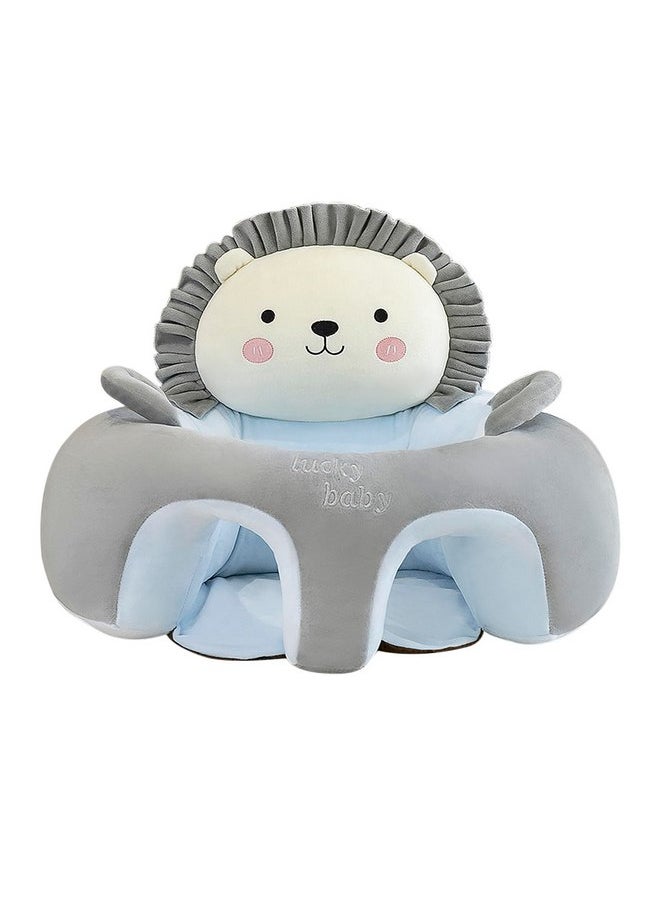 Ylucky - Baby Support Seat Sofa Cartoon Infant Sofa Cute Learning Sitting Chairs Baby Sit Up Chair Back Head Protector Baby Bouncer Infants Floor Seats (Gray Lion) - Image 1