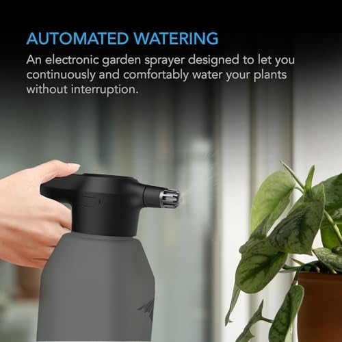 AC Infinity Automatic Sprayer, 2L Portable Electric Spray Bottle, USB Rechargeable with Adjustable Nozzle Spout for Plants Fertilizing Gardening and Cleaning (Graphite) - Image 2