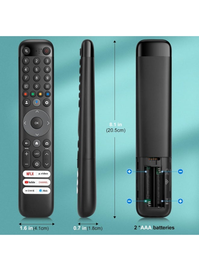 Remote House Universal-Voice-Remote-Control-for-TCL-Google-Smart-TV,Replacement Remote for TCL 4K QLED Google Smart TVs - Image 5