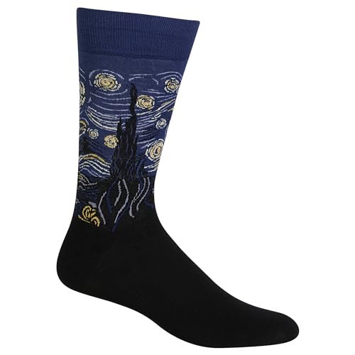 Hot Sox Men's Starry Night Sock, Fits Shoe Size 6 - 12.5 - Image 1