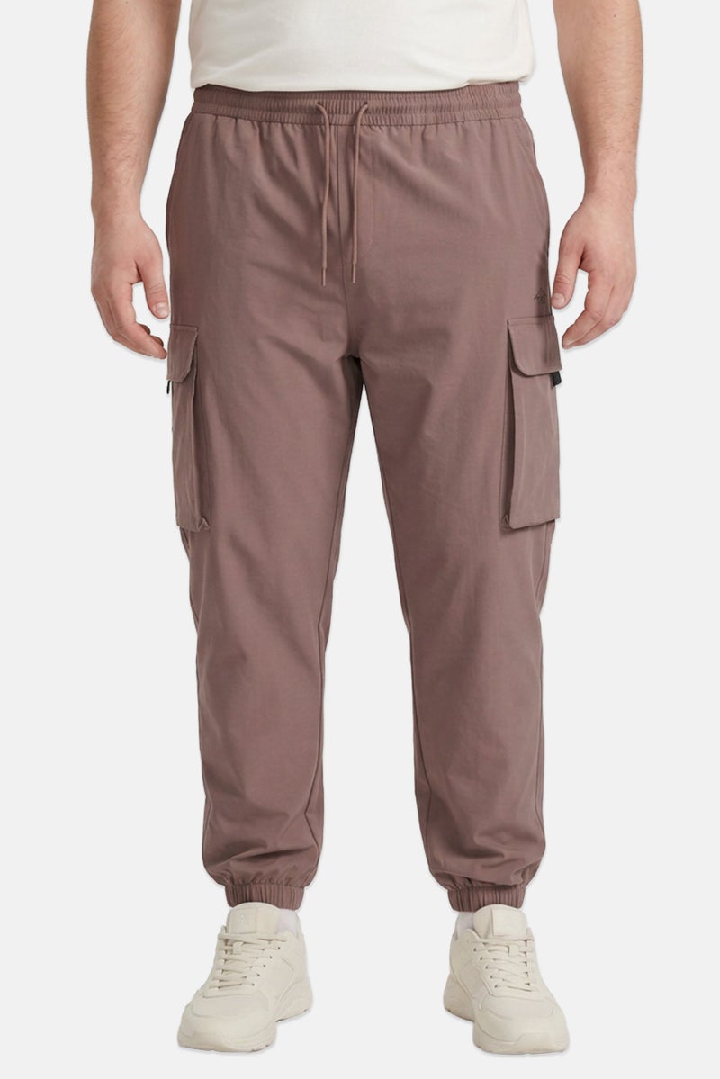 Unipro Men Sportswear Fit Training Track Pants, Brown - Image 1