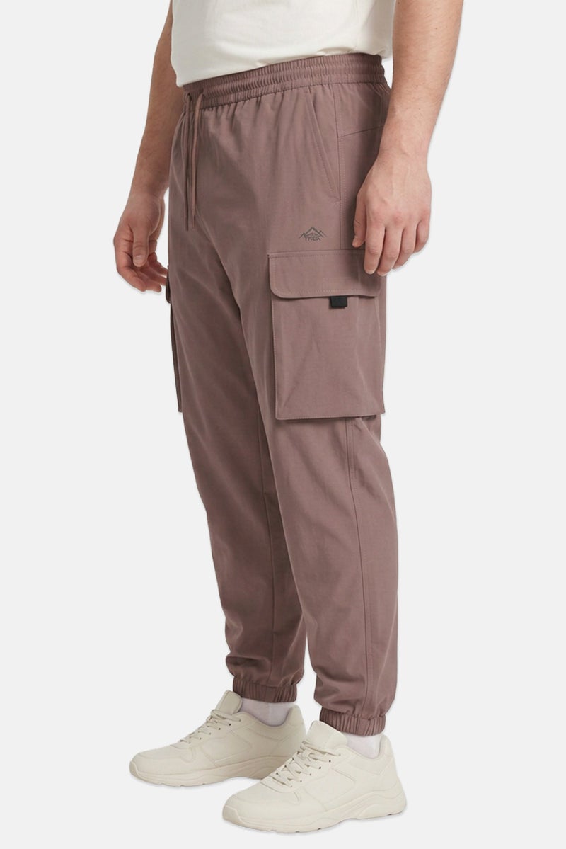 Unipro Men Sportswear Fit Training Track Pants, Brown - Image 3