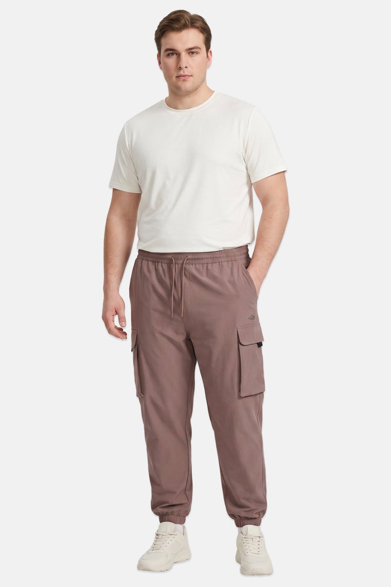 Unipro Men Sportswear Fit Training Track Pants, Brown - Image 2