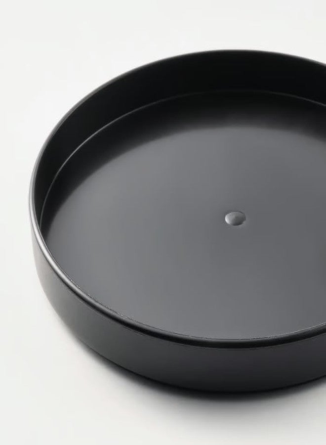 STORK EKIPERA Cutlery Stand Tray for ORDNING, Black, Polypropylene Plastic, 13x13x2 cm, Dishwasher-Safe, Water Collecting - Image 3