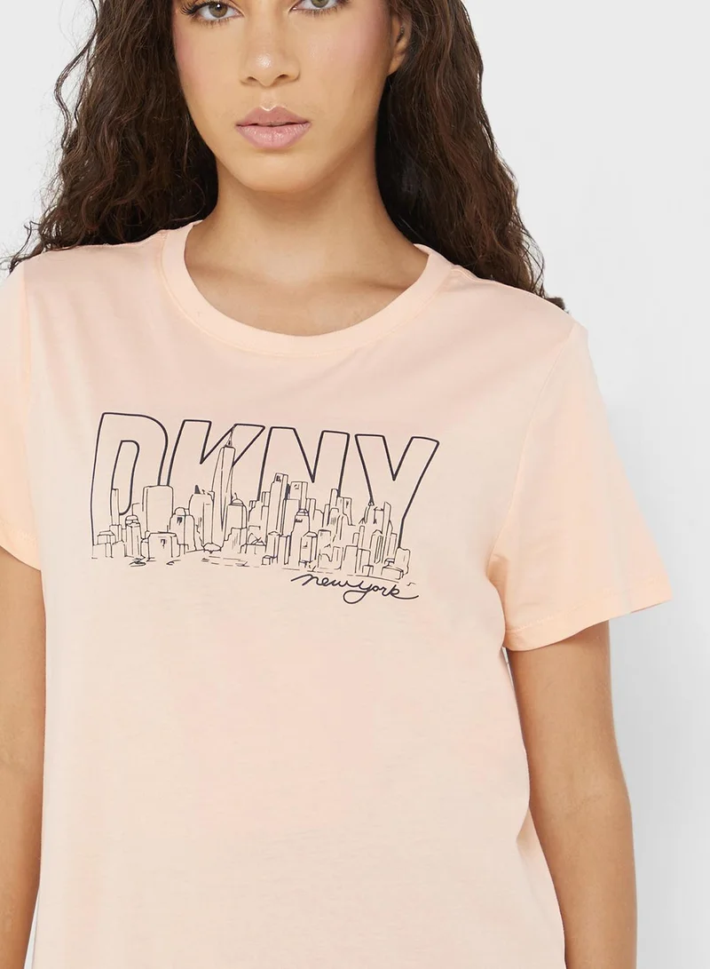 DKNY Sport Crew Neck T-Shirt