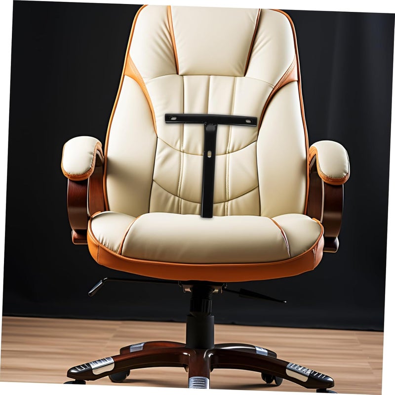 VOSAREA 1pcs Shaped Back Support Rod for Office Chairs Easy Installation Heavy-Duty Enhances Reclining Comfort Suitable for Gaming and Swivel Chairs Black - Image 2
