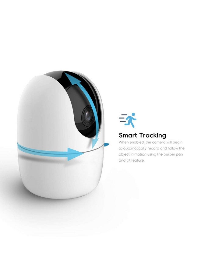 Amcrest 1080P WiFi Camera Indoor, Nanny Cam, Dog Camera, Sound & Baby Monitor, Human & Pet Detection, Motion-Tracking, w/ 2-Way Audio, Phone App, Pan/Tilt Wireless IP Camera, Night Vision (Renewed) - Image 5