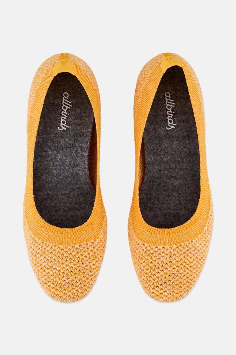 Allbirds Women Wide Slip On Flat Shoes, Orange - Image 3