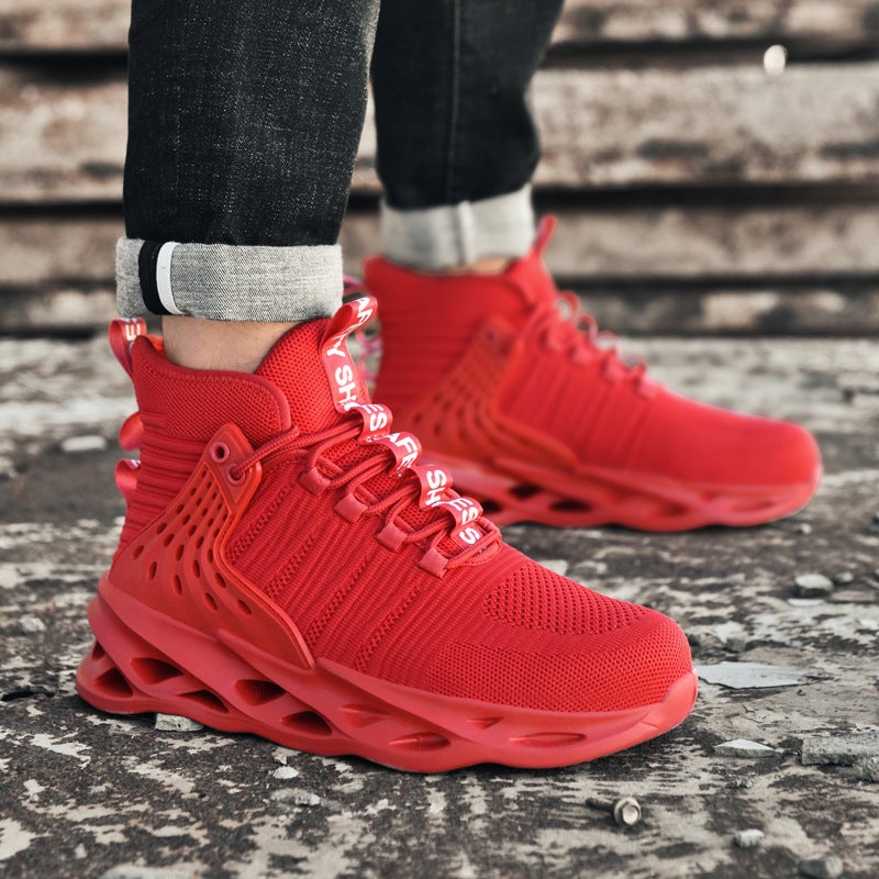 Labor Protection Shoes For Men In Summer, Breathable, Deodorant Work Shoes, Anti-Smash, Anti-Puncture, Long-Term Standing Safety Shoes That Will Not Tire Your Feet - Image 5