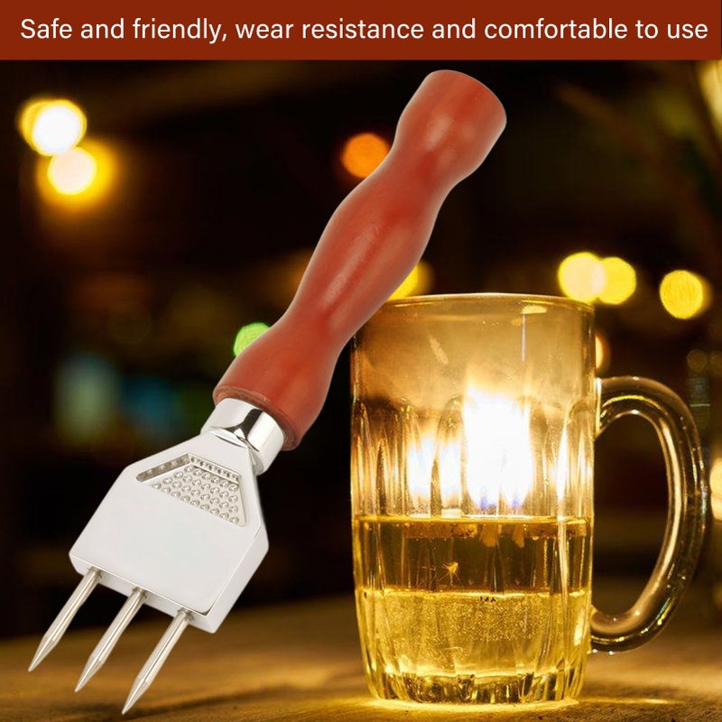 Stainless Steel Ice Chisel Chipper Stable Practical Bar Ice Crusher Chisel Chipper for Home Type A - Image 3