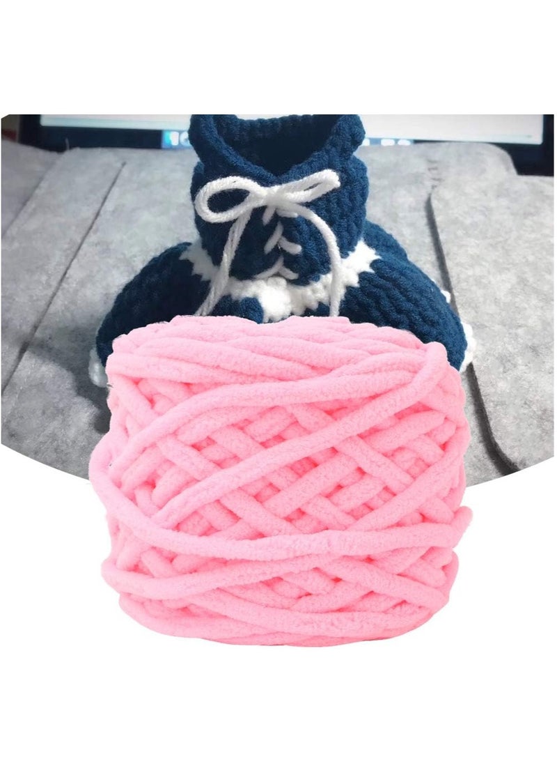 2-Piece Knitting Wool Yarn,Knitting Yarn Coarse Yarn for Crochet, Soft Chunky Yarn for Projects Making Plush Balls Handmade Bags Sweaters Shoes Hats Blankets Scarves Pink - pzsku/ZD3CFCD1668F23F286620Z/45/_/1712124988/08c409ff-31c6-46f0-9890-34629d65b05f