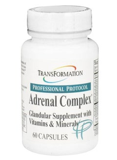 Transformation Enzymes Adrenal Complex - 60 Capsules - Synergistic Formulation of Herbs and Vitamins to Support a Healthy Endocrine System