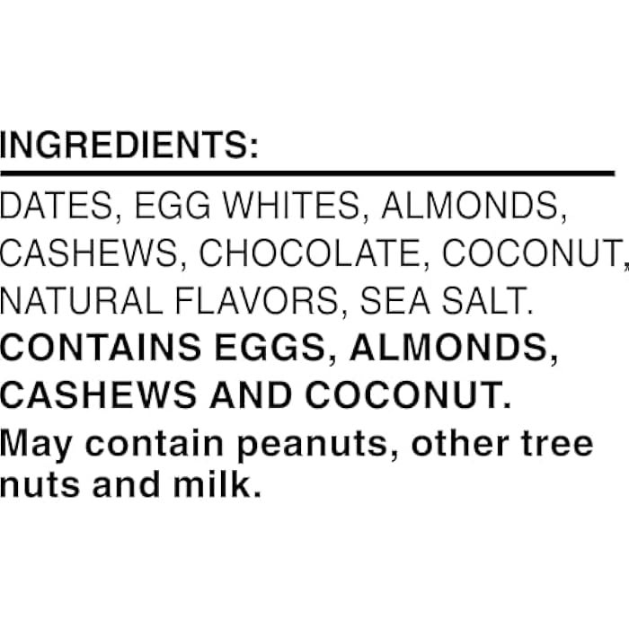 RXBAR Protein Bars, 12g Protein, Gluten-Free, Snacks, Coconut Chocolate, 9.1oz Box (5 Bars) - Image 3