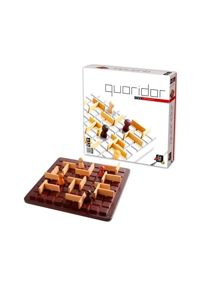 Gigamic Quoridor Mini | Travel-Friendly Strategy Game for Families and Adults | Ages 8+ | 2 to 4 Players | 15 Minutes - Image 3