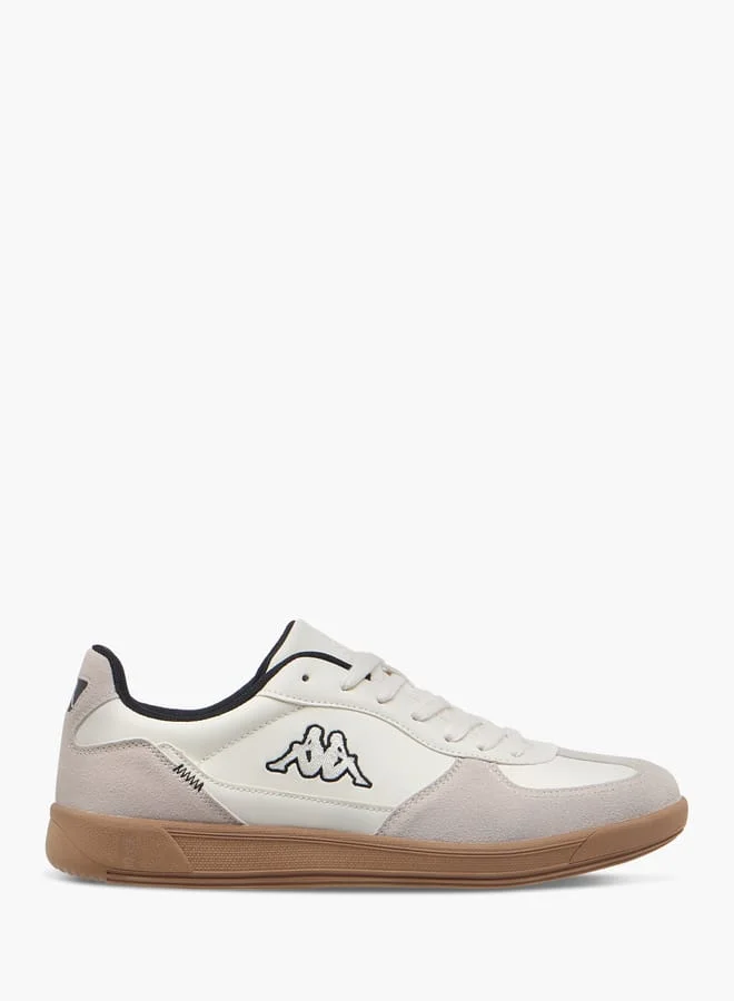 Kappa Men's Logo Embossed Sports Shoes with Lace-Up Closure