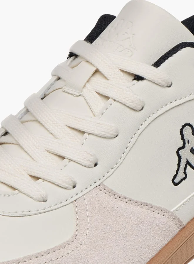 Kappa Men's Logo Embossed Sports Shoes with Lace-Up Closure