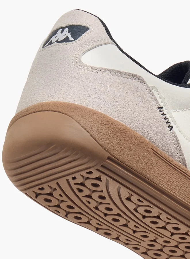 Kappa Men's Logo Embossed Sports Shoes with Lace-Up Closure