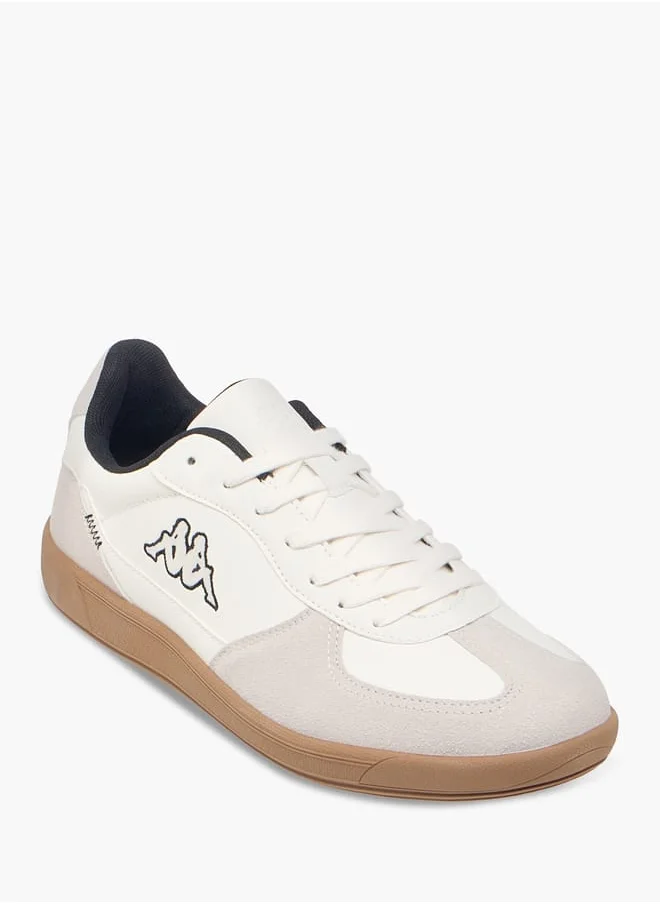 Kappa Men's Logo Embossed Sports Shoes with Lace-Up Closure