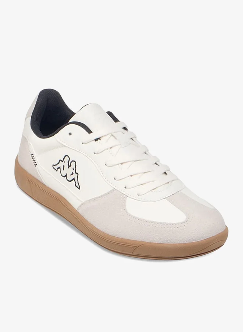 Kappa Men's Logo Embossed Sports Shoes with Lace-Up Closure
