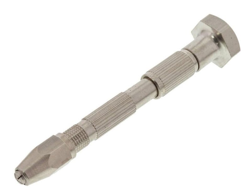 Swivel Head Pin Vise 2pc Reversible Collets Hand Drill Bit Holder Pack Of 1  - Image 2