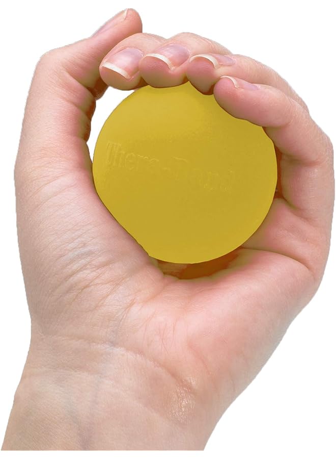 TheraBand Hand Exercisers 2 Inch Diameter Yellow - Image 1