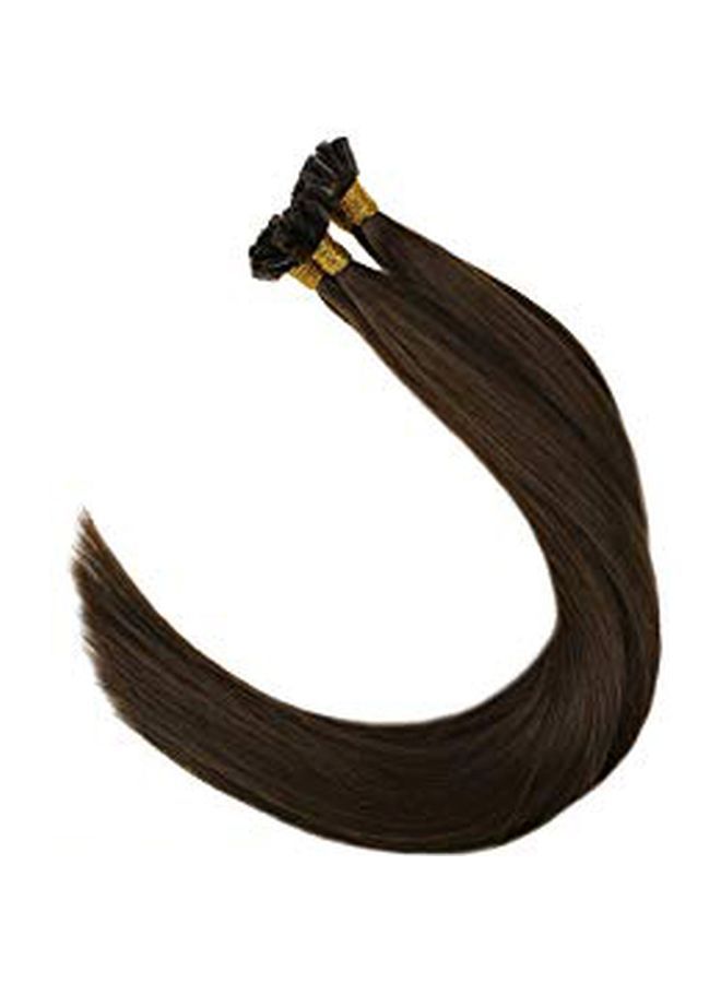 NIBEMINENT Hair Extension Wig Dark Brown 22inch