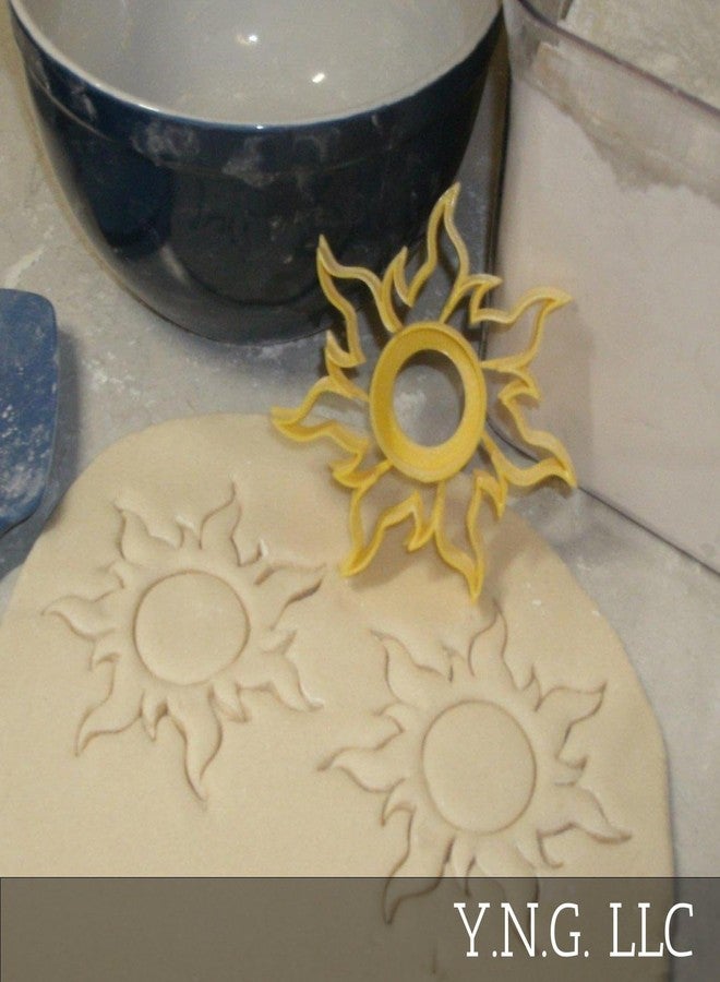 YNGLLC INSPIRED BY TANGLED SUN SYMBOL FROM RAPUNZEL COOKIE CUTTER BAKING TOOL USA PR598 - Image 2