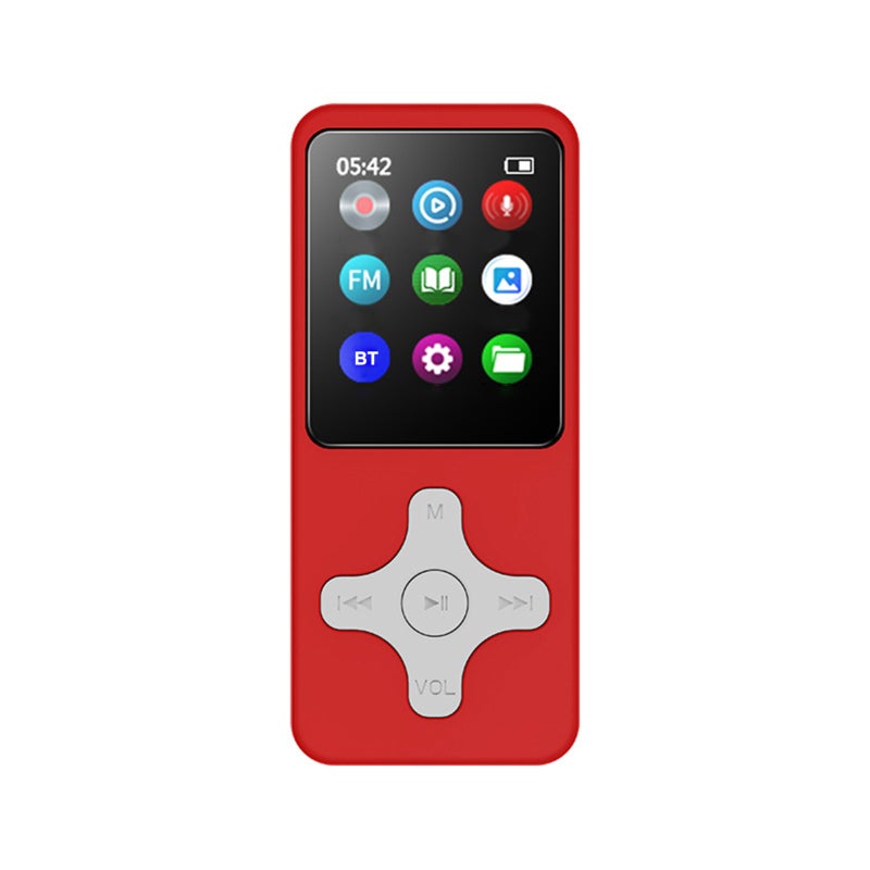 Mp3 Mp4 Player with BT4.0 Digital Screen with Speaker Portable HiFi Sound Student Player Walkman Player Digital Music Player with FM Radio Recorder E-book - Image 1
