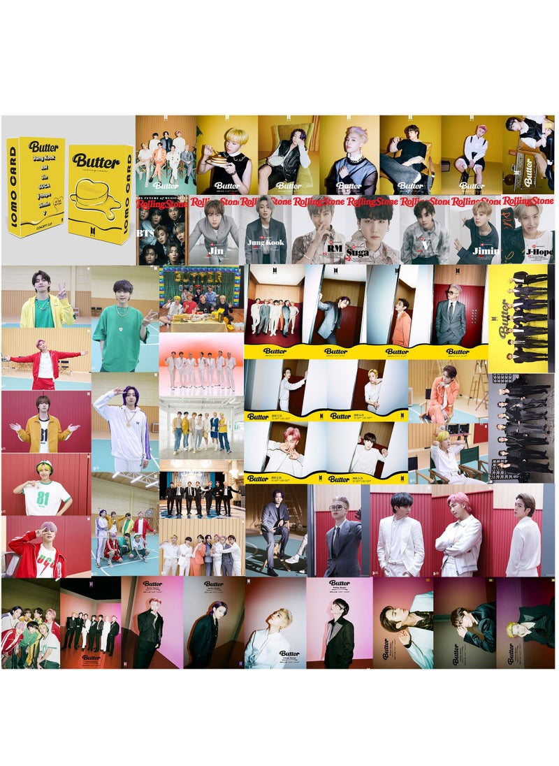 Color Fans - 54-Piece BTS Butter Lomo Card - Image 1