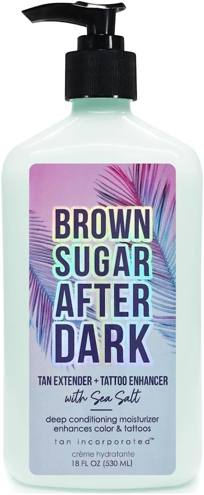 Brown Sugar After Dark Tan Extender Moisturiser and Tattoo Enhancer 530ml