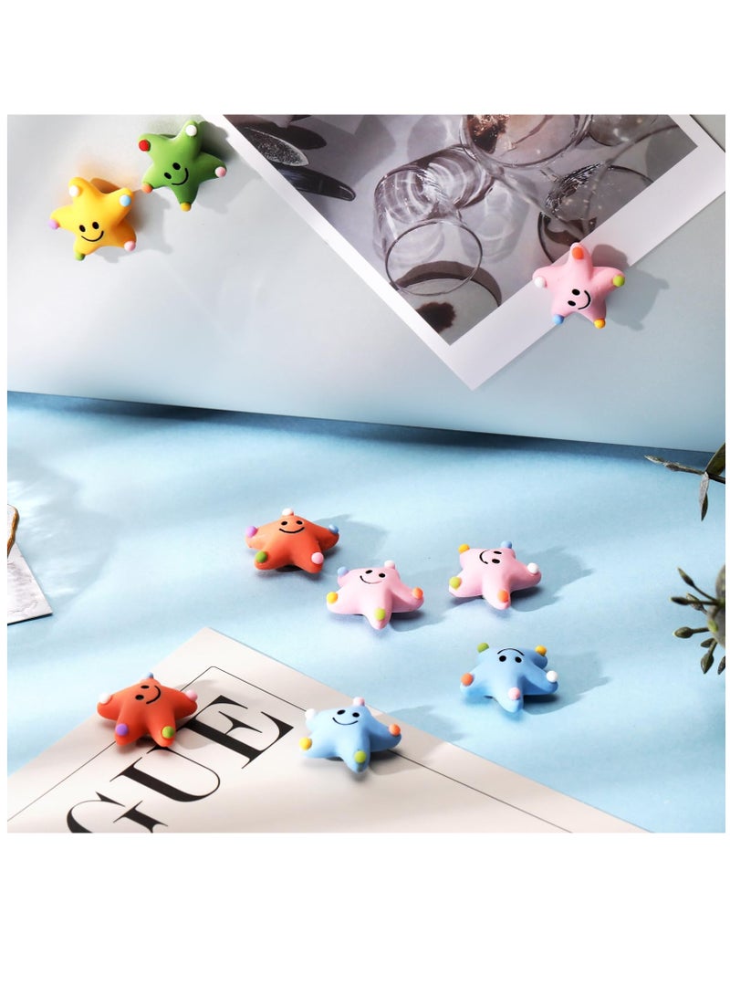 Excefore Starfish Fridge Magnets, 25pcs Refrigerator Magnets, Decorative MagnetsSmall and Cute Magnets,for Locker Whiteboard Home Office Decor - Image 2