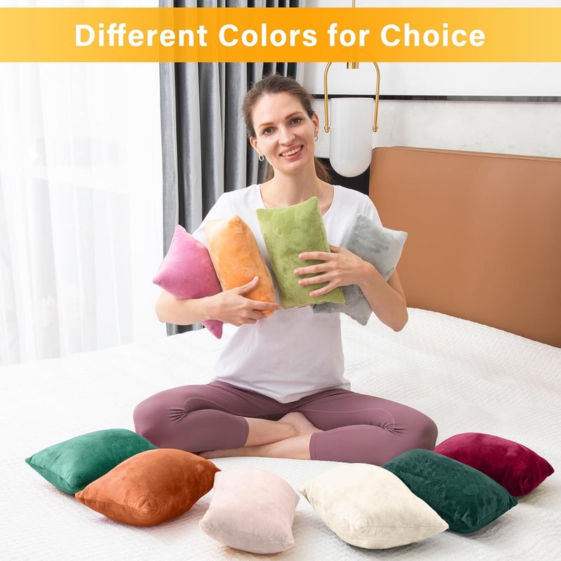 1 MIDDLE ONE 2 Pack Small Pillow, Memory Foam Mini Pillow 11 X 7 Inches for Travel, Sleeping, Nap and Neck, Knee, Lumbar Support, Tiny Cushion for Pet, Dogs (Teal Green) - Image 5