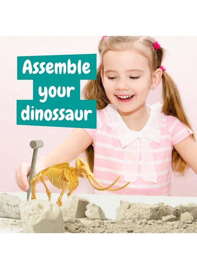 Science4you - Mammoth Fossil Digging Kit for Kids +6 Years - Excavate and Assemble 17 Mammoth Fossils - Ideal Dinosaur Excavation Kit Toy, Archeology and Paleontology Sets for Kids Age 6+ - Image 5