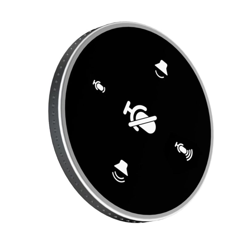 ميكروفون مؤتمر أسود USB متعدد الاتجاهات لاجتماعات الفيديو والبث المباشر والبودكاست - Image 2
