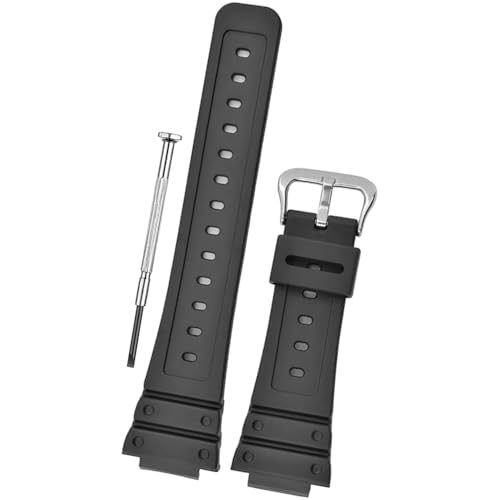 DBLACK ''CDS34'' 16mm Rubber Watch Strap // Compatible with ''CASI0 G-SH0CK'' DW-5000, DW-5600, DW-5700, DW-5750E, & Other Watch Models - Image 1