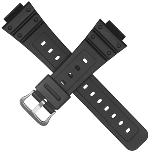 DBLACK ''CDS34'' 16mm Rubber Watch Strap // Compatible with ''CASI0 G-SH0CK'' DW-5000, DW-5600, DW-5700, DW-5750E, & Other Watch Models - Image 4