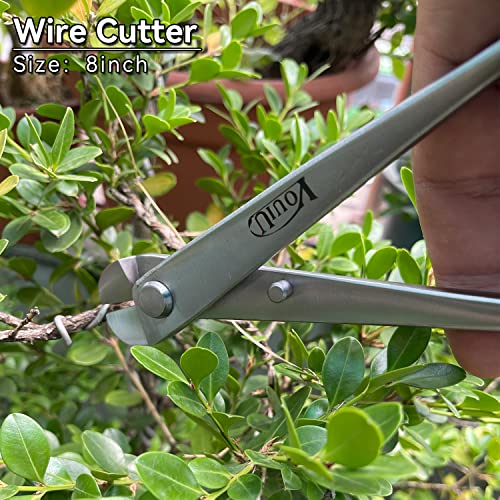 vouiu 6-Piece Bonsai Tool Set,Concave Cutter,Knob Cutter,Jin Pliers,Wire Cutter,Bonsai Scissors, Root Hook - Image 5