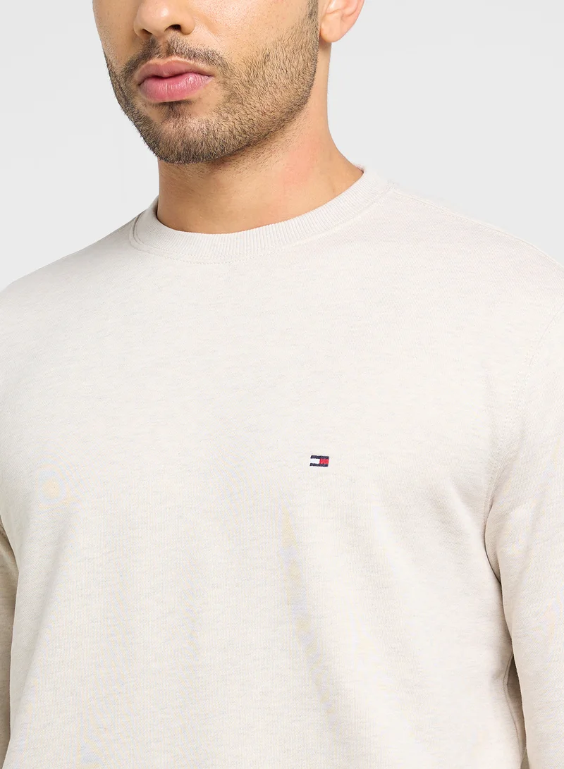 تومي هيلفيغر Logo Crew Neck Sweatshirt