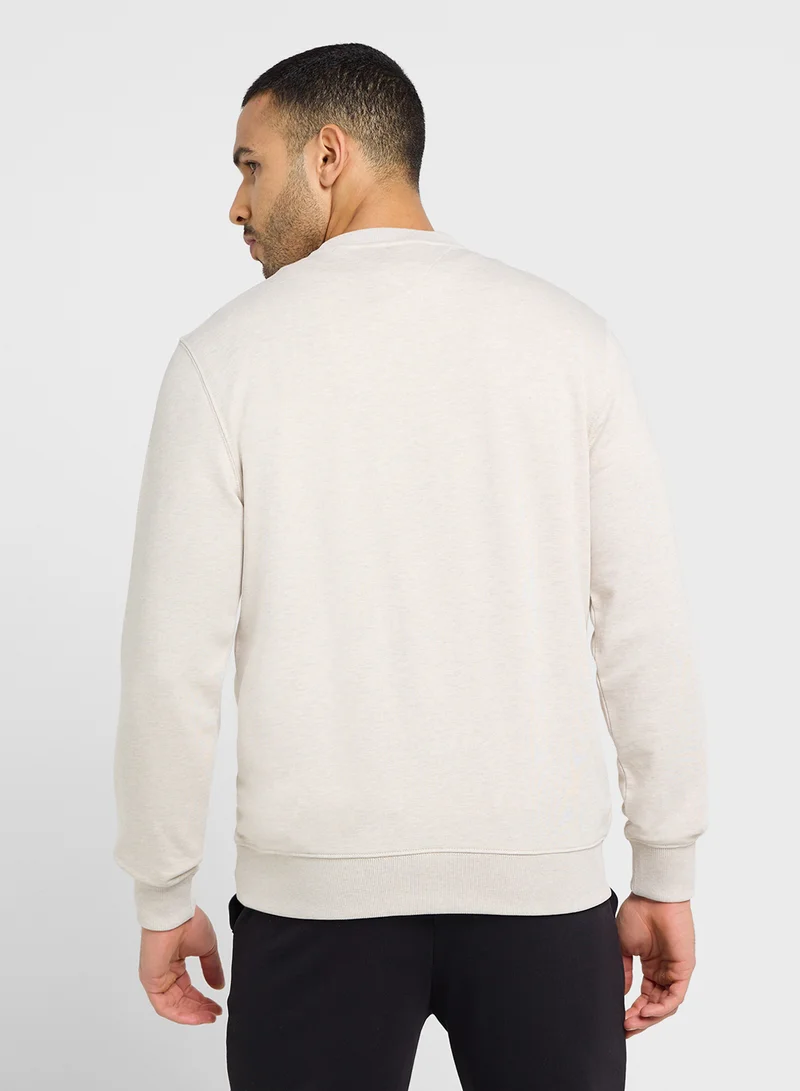تومي هيلفيغر Logo Crew Neck Sweatshirt