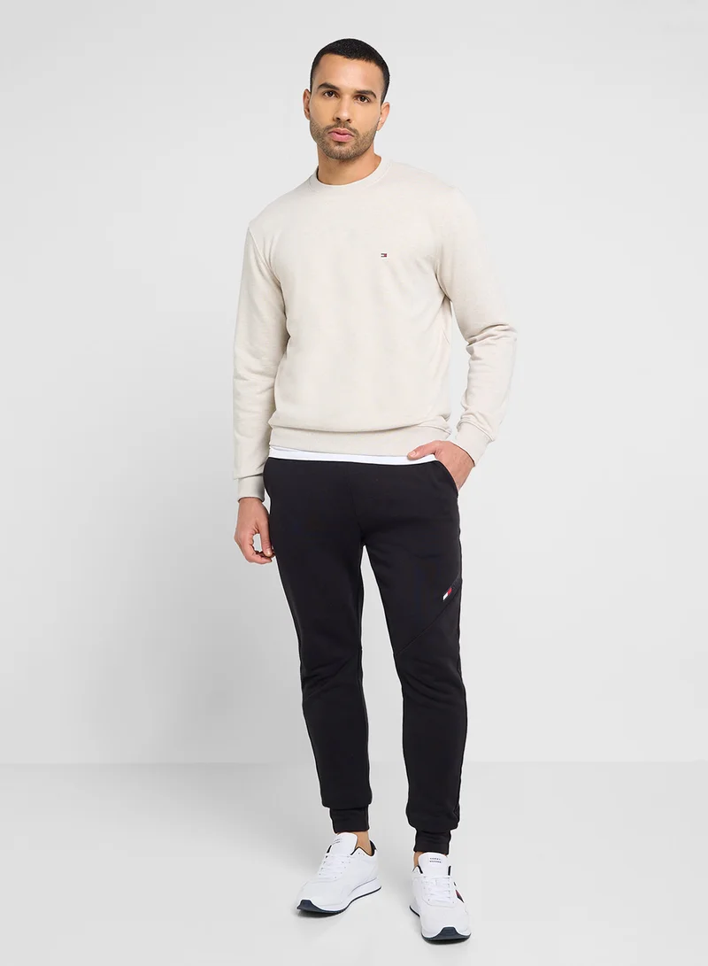تومي هيلفيغر Logo Crew Neck Sweatshirt