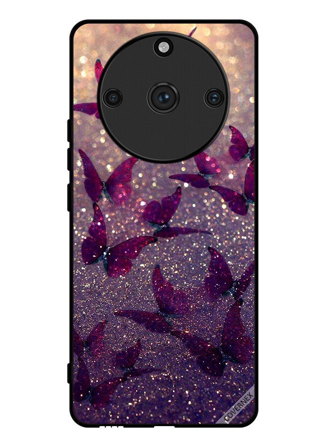 Covernex غطاء حماية لهاتف Realme 11 Pro Plus بتصميم فراشات لامعة - Image 1
