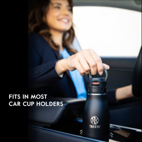 Takeya Traveler Leakproof Coffee Mug - Carrying Loop - Insulated Drinkware for Everyday Use - Durable & Portable with Spill-Proof Design - 17 oz, Bluestone - Image 4